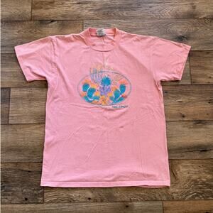 Vintage 90s New Mexico Pastel Pink Cactus Tee Shirt